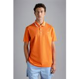 PAUL&SHARK Erkek Pamuklu Polo Yakalı Düğme Kapamalı Kısa Kollu Turuncu Polo Yaka T-Shirt -305 24411262