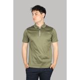 PAUL&SHARK Erkek Pamuklu Polo Yakalı Düğme Kapamalı Kısa Kollu Yeşil Polo Yaka T-Shirt 24411321-270