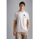 PAUL&SHARK Erkek Pamuklu Regular Fit Yuvarlak Yaka Bej T-Shirt -029 24411117