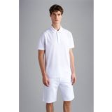 PAUL&SHARK Erkek Polo Yaka Düğme Kapamalı Kısa Kollu Beyaz Polo Yaka T-Shirt -010 24411322