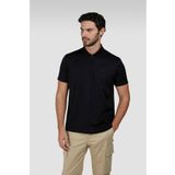 PAUL&SHARK Erkek Polo Yaka Regular Fit Pamuklu Kısa Kollu Siyah1 Polo Yaka T-Shirt -11D 24411249
