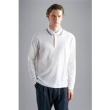 PAUL&SHARK Erkek Polo Yaka Uzun Kollu Günlük Kullanım Beyaz Polo Yaka T-Shirt 14311720-108