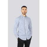 PAUL&SHARK Erkek Regular Fit Çizgi Desenli Uzun Kollu Çok Renkli Gömlek -V92 25413032CF