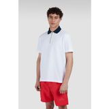 PAUL&SHARK Erkek Regular Fit Yarım Fermuarlı Pamuklu Kısa Kollu Beyaz Polo Yaka T-Shirt -010 25411326
