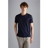 PAUL&SHARK Erkek Relaxed Fit Kısa Kollu Basic Lacivert T-Shirt -013 24411009