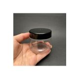 Pause Art Home 100 Cc Pet Kavanoz - Siyah Plastik Kapaklı - 100 Ml Plastik Kavanoz ( 3 Adet)