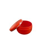 Pause Art Home 100 ml plastik kavanoz 10 adet turuncu renk krem kavanozu saklama kabı 10 adet