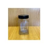 Pause Art Home 370 Cc Pet Kavanoz - Siyah Plastik Kapaklı - 370 Ml Plastik Kavanoz