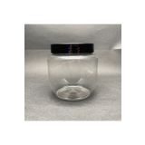 Pause Art Home 750 Cc Pet Kavanoz - Siyah Plastik Kapaklı - 750 Ml Plastik Kavanoz