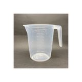 Pause Art Home Plastik Ölçü Kabı - Ölçekli Kap 1000 Cc - Dereceli Ölçek - 1 Litre Lüx Ölçekli Kap