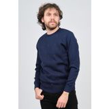Pave 4539093 Lacivert Bisiklet Yaka Desenli Yün Erkek Kazak