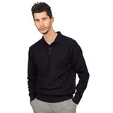 Pave Desenli Yün Kazak, M, 8045320208144, Lacivert, Erkek