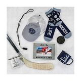 Pavilion Company Livin' The Hockey Life-8,5 x 6,5 Inç Şövale Arka Resim Çerçevesi, Mdf, Gri - -- - Option-1