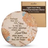Pavilion Gift Company 19058 Light Your Way Memorial Bahçe Taşı, 10 inç, Gökyüzündeki Yıldızlar, Orijinal Versiyon