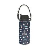 Pavilion - Livin' The Boat Life - 32 oz Paslanmaz Çelik Yolculuk Yolculuk Su Şişesi Hayatta Kalma Halat Saplı Termal Kahve - Tekne Plaj Göl Aşığı Hediye Hediye - 12 Saat Soğuk ve 6 Saat Sıcak