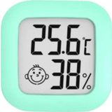Pavrika 2 Adet Digital Lcd Termometre - Akıllı Sıcaklık Ve Nem Ölçer - Yeşil - Anlık Takip Özelliği