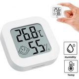 Pavrika Digital Lcd Termometre - Akıllı Sıcaklık Ve Nem Ölçer - Beyaz - Anlık Takip Özelliği