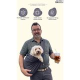 Paw And Hug Köpek Ana Kucağı Yazlık Hava Alan Kumaş 0-10 kg Küçük Irk Köpek Taşıma Çantası Summer Edition - Antrasit