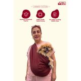 Paw And Hug Paw & Hug Köpek Ana Kucağı – Yazlık Hava Alan Kumaş, Küçük Irk 0-10 kg, 5 Renk Seçeneği | Bebek Mavisi / Pudra / Antrasit / Vişne / Gri
