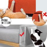 Paw Away Kedi Eğitim Bandı Tek Yüz Yapışkanlı Tırmalama Caydırıcı Koltuk Mobilya Koruyucu Şeffaf. 25 x 45 cm. 8 Adet