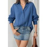 Paw Garage Kadın Freya Modal Kumaş Oversize Gömlek