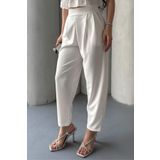 Paw Garage Scuba Harem Pantolon, Krep Kumaş, Rahat Kalıp