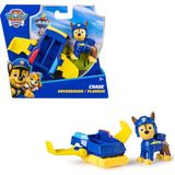 Paw Patrol: Action Pups Chase Aksiyon Figürü ve Katlanabilir Kanatlı Hoverboard Uçak Oyuncağı - 5 cm