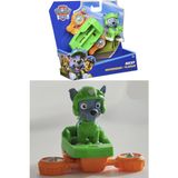 Paw Patrol: Action Pups Rocky Aksiyon Figürü ve Katlanabilir Kanatlı Hoverboard Uçak Oyuncağı -5 cm