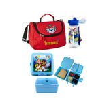 Paw Patrol Beslenme Çantası, Suluk, Beslenme Yemek Kabı 3'lü Set, Çok Renkli