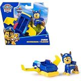 PAW PATROL, Chase Action Pup, katlanabilir kanatlı mini kurtarma uçaklı oyun figürü, 3 yaşından büyük çocuklar için oyuncak