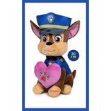 Paw Patrol Figür Peluş Oyuncak Love Serisi - Chase - 20 cm - Renkli