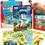 Paw Patrol Manyetik Oyun Seti, 75 Mix & Match Giydirme Mıknatısı, 2'si 1 arada Depolama Kalay ve Oyun Alanı, 3 Yaş ve Üzeri Çocuklar için Eğlenceli Paw Patrol Oyuncağı, Çocuklar ve Küçük Çocuklar için