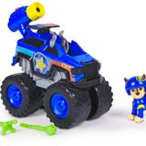 PAW PATROL Rescue Wheels - Chase’in Canavar Kamyon Arabası, mermi atışı ve Chase köpek figürü, 3 yaşından büyük çocuklar için oyuncak