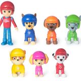 PAW PATROL Rescue Wheels - köpek figürleri hediye seti, koleksiyon için 7 oyun figürü, 3 yaşından büyük çocuklar için oyuncak