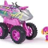 PAW PATROL Rescue Wheels - Skye'nin jet moduna dönüşen uçan canavar kamyonu ve Skye köpek figürü, 3 yaş ve üzeri çocuklar için oyuncak