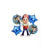 Paw Patrol Ryder Balon Set Paw Patrol Ryder Konsept Doğum Günü Parti Balon Set