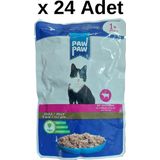 Paw Paw Biftekli Yaş 24x85 gr Kedi Mama