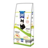 PAW PAW Kedi Maması, Somonlu, Kuru, 15 Kg, Balıklı, Steril