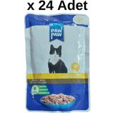 Paw Paw Tavuklu Yaş 24x85 gr Kedi Mama