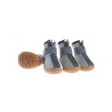 Paw Prints Köpek Ayakkabısı-Kaydırmaz Kauçuk Taban Köpek Ayakkabısı- Reflektörlü,Fermuarlı Köpek Pati Ayakkabısı (Su Yeşili, 5)