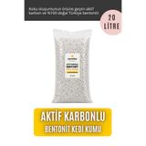 Pawdaz Aktif Karbonlu Bentonit Kedi Kumu - 20 LİTRE