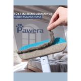 Pawera Elektrostatik 4in1 Tüy Toplayıcı Kedi Köpek Tarağı Cam Silici Halı Koltuk Temizleme Fırçası Seti