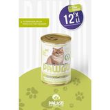 Pawgo Avantaj Serisi | Kuzulu | Yetişkin | Parça Etli | Kedi Yaş Mama | 400G