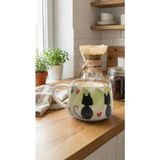 Pawicci Kedi Desenli El Yapımı Seramik Kupa-Pet Serisi - Yeşil