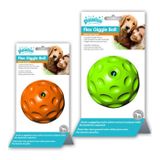 Pawise 9 cm Köpekler İçin Flex Chime Sesli Top Oyuncak