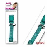 Pawise Çapa Desenli Yeşil 20 cm-30 cm Kedi Tasması