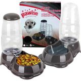 Pawise Gravity Otomatik Mama ve Su Kabı 2,65 lt - Gümüş