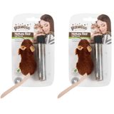 Pawise Kedi Oyuncağı Catnipli Fare (2 paketi)