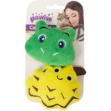 Pawise Örgü Kedi Oyuncağı Kurbağa - Ananas Svlrs - Renkli