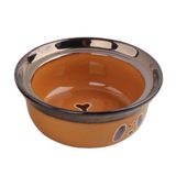 Pawise Seramik Köpek Mama Kabı 1100 ML turuncu